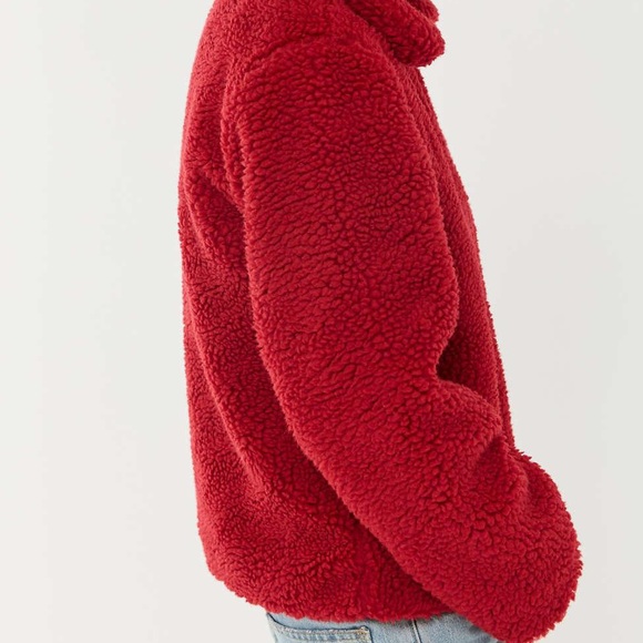 BDG Theo Fleece Teddy Jacket - Picture 4 of 8